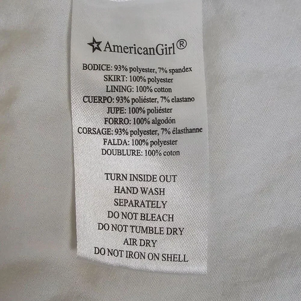 American Girl Velour Top Tulle Tiered Skirt All That Glitters Party Dress Sz 10